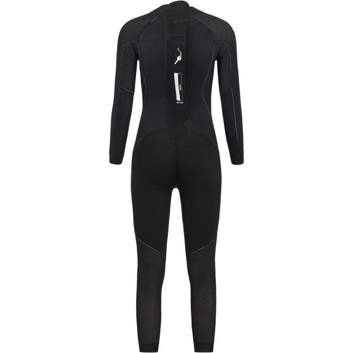 2024 Orca Mujer Vitalis Hi-Vis Back Zip Open Water Swim Neopreno NN674601 - Black